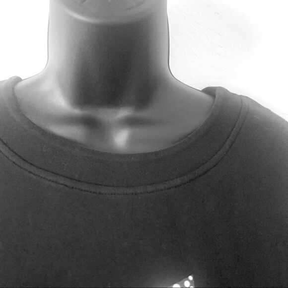 Nike Silver Sparkle Logo Sweatshirt Size Small - Picture 2 of 10